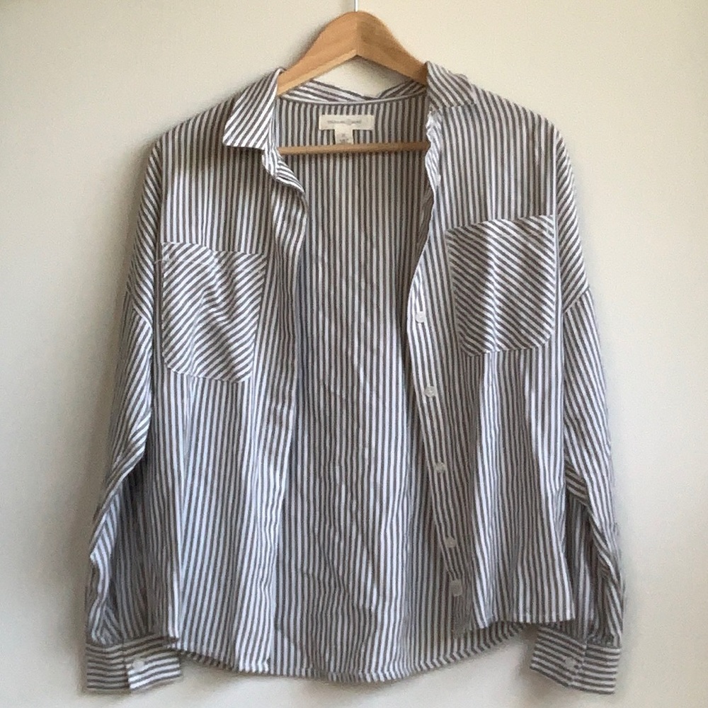 Treasure and bond striped blouse